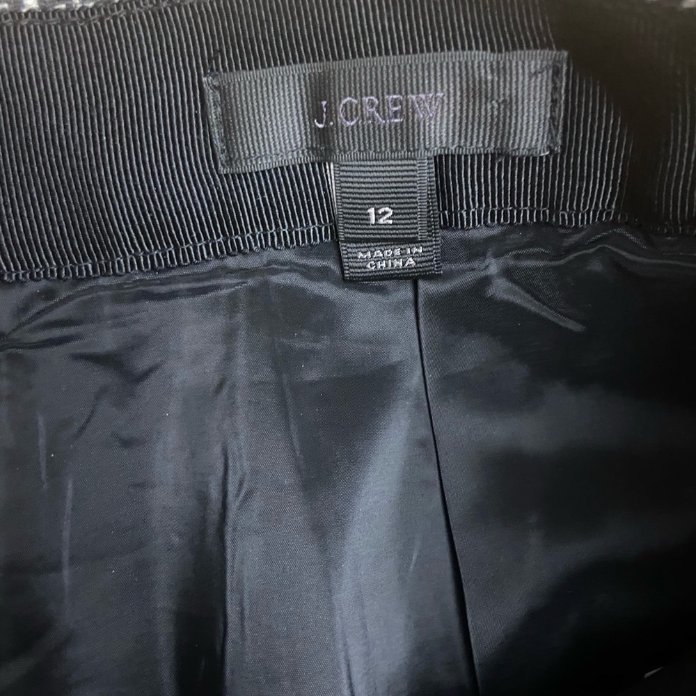 J. Crew Textured Block Print Mini Skirt - image 4